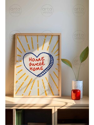 Artavessa Tek Parça Ham Renk Gerçek Ahşap Çerçeveli Tablo - Tekartcrvmdf-8