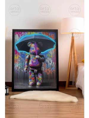 Artavessa Tek Parça Siyah Çerçeveli Tablo - ARTPLSTKSYH39