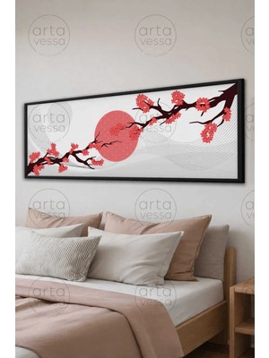 Artavessa Tek Parça Siyah Çerçeveli Panoramik Tablo - ARTSYHMDFYTY16