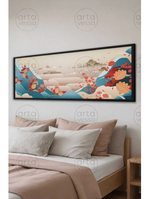 Artavessa Tek Parça Siyah Çerçeveli Panoramik Tablo - ARTSYHMDFYTY17