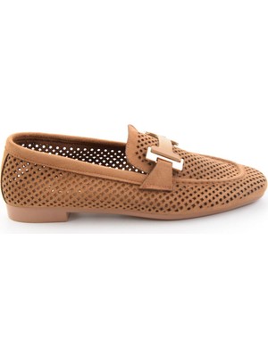 Bambi Taba  Kadın Loafer Ayakkabı K01688012872