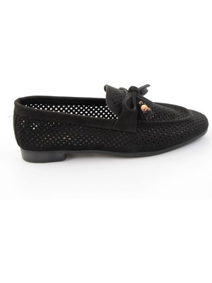 Bambi Siyah  Kadın Loafer Ayakkabı K01688012772