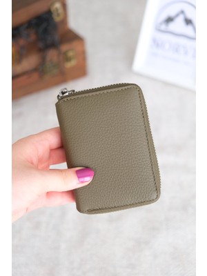 Norvi Leather Fermuarlı Unisex Kartlık Cüzdan 1169