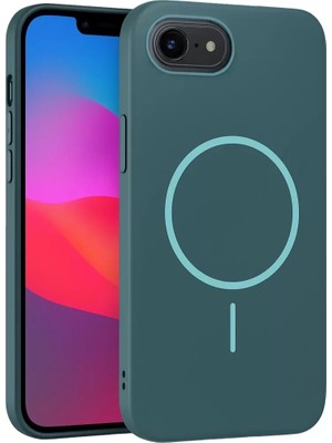 Uravas Store Iphone 16E Broş Magsafe Kapak - Turkuaz