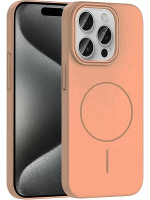 Uravas Store Iphone 15 Broş Magsafe Kapak - Çöl Titanyum