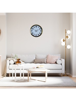 Lowell Home Aurelia Gold 40 cm Metal Duvar Saati LWLHM-RSYT367