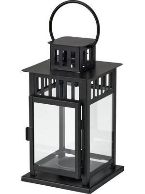 Ikea Borrby Fener Siyah 20 cm