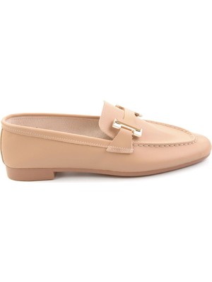 Bambi Nude  Kadın Loafer Ayakkabı K01688012209