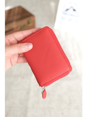 Norvi Leather Fermuarlı Unisex Kartlık Cüzdan 1169