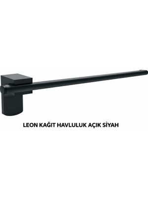 Onno Leon Kağıt Havluluk Açık Siyah