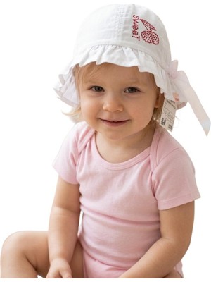 Kitti %100 Pamuk Kız Çocuk Yazlık Fötr Şapka (4-8 Yaş) 24260-01