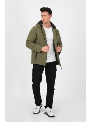 Exuma Erkek Haki Mont Winter Jacket 2311002-801