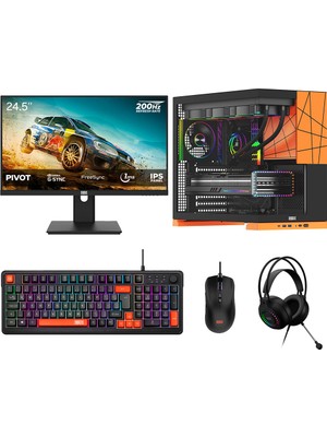 Dragos DRX9224 Ultra 7 265KF 32GB Ddr5 1tb Nvme Gigabyte 8GB RTX 5060 24.5 Inç 200Hz 1ms Oyuncu Oem Paket