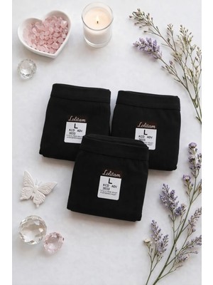 Lolitam Kadın Pamuklu Külot 3’lü Paket – Esnek Günlük Slip