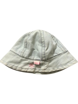 Kitti %100 Pamuk Kız Çocuk Yazlık Fötr Şapka (0-18 Ay) 25070-03