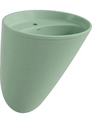 Bocchı Bocchi - Strata Asma Monoblok Lavabo Batarya Delikli Mint Yeşil - 1655-033-0126
