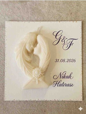 Queens Atölye Çift Figürlü Hediyelik -25 Adet - Nikah, Nişan, Kına Hediyeliğii