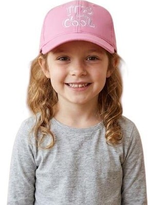 Kitti %100 Pamuk Kız Çocuk Yazlık Şapka (4-8 Yaş) 25240-01