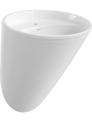 Bocchı Bocchi - Strata Asma Monoblok Lavabo Batarya Delikli Parlak Beyaz - 1655-001-0126