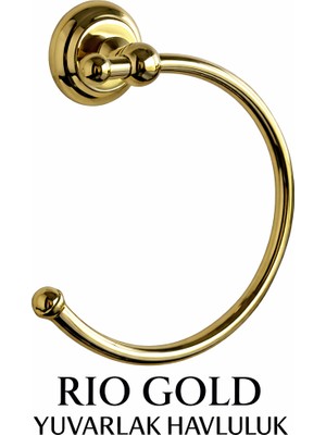 Onno Rıo Gold Yuvarlak Havluluk