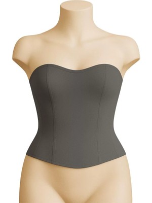 Moda Şahsenem Gri Mı Emay 9155 Terletici Korse Büstiyer
