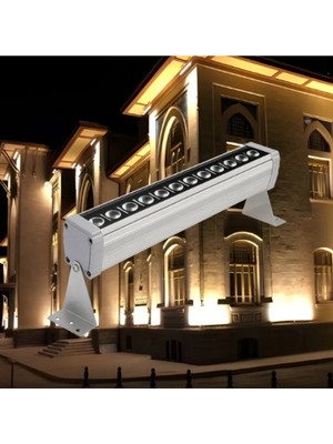 K2 KWL120 Wallwasher Duvar Aydınlatması / 18W / 1800 Lümen - Kırmızı