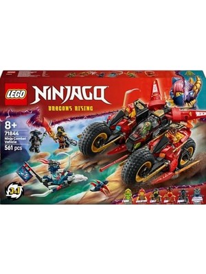 Skygo Savaş Aracı 71844-8 Yaş ve Üzeri Çocuklar Için 2 Motosikleti, 1 Jet ve 6 Minifigür Içeren 3’ü 1 Arada Oyuncak Yapım Seti, Doğum Günü Hediyesi (561 Parça)