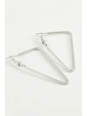 Marsilyan Üçgen Halka Küpe 5 cm