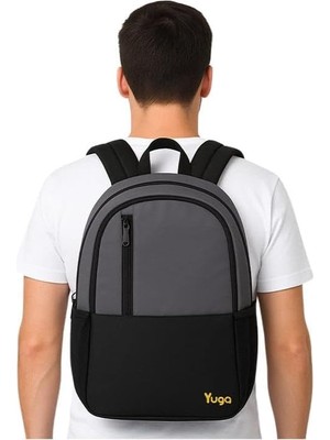 Skygo Dört Gözlü Sırt Çantası Gri