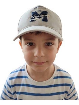 Kitti %100 Pamuk Erkek Çocuk Yazlık Şapka (4-8 Yaş) 25250-09