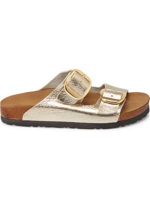 Tergan Dore Hakiki Deri Kadın Terlik - K25Y1TR67999-E57