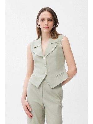 Adl Fleto Cepli Yelek Yeşil 17944443003