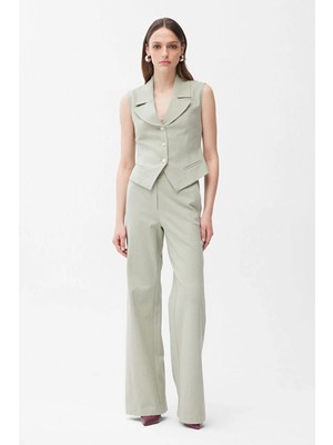 Adl Bol Paça Pantolon Yeşil 15341703026