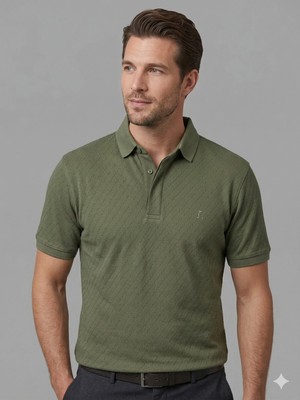 Centilmen Allegro Yakası Düğmeli Kolları Lastikli T-Shirt  6720