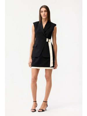 Love My Body Mini Gabardin Etek Siyah 127L9889000