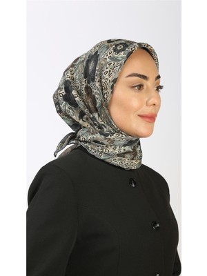 Lo'cella Pamuklu Soft Eşarp 4550-1 Gri