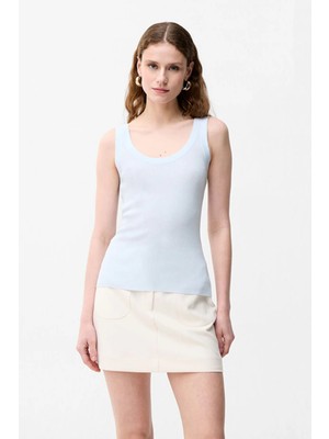 Adl Kolsuz Triko Atlet Mavi 10244697001