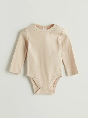 Lc Waikiki Yeni Sezon Bisiklet Yaka Erkek Bebek Çıtçıtlı Bodysuit