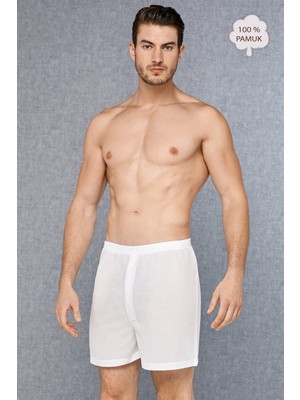 Doreanse Erkek %100 Pamuklu Dokuma Kumaş Uzun Bol Paça Boxer 1525