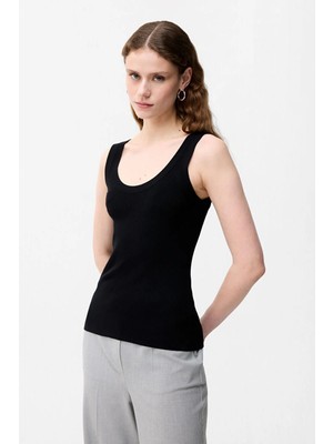 Adl Kolsuz Triko Atlet Siyah 10244697001