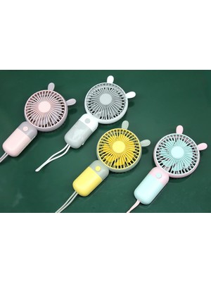 VeraGlobe Buğz Şarjlı El Fanı Vantilatör