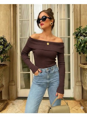  madonna yaka kaşkorse kadın body mürdüm