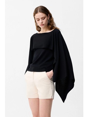 Adl Uzun Kol Trıko Kazak Siyah 13946660000