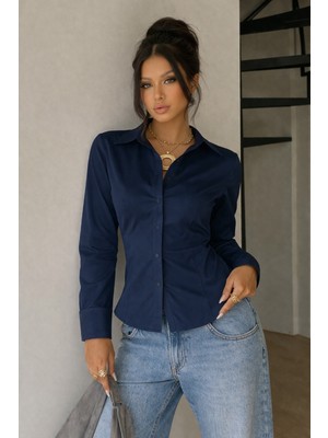 Tarz Cool Kadın Premium Gömlek Slim Fit Uzun Kollu Şık Ofis Günlük Kombin Basic Klasik Gömlek