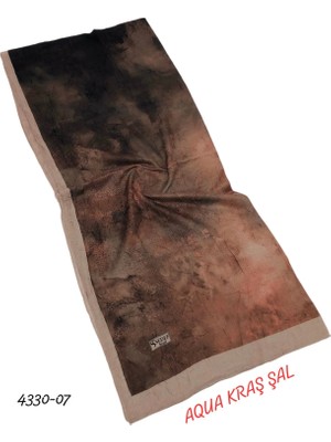 Sedef Desenli Bambu Aqua Kraş Şal Kaliteli