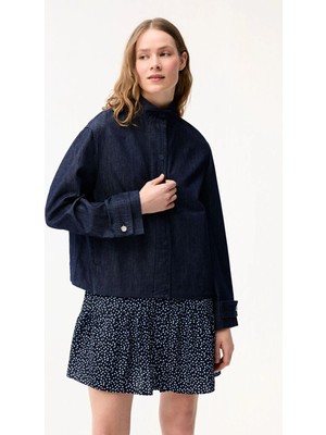 Love My Body Çıt Çıt Denim Ceket Lacivert 119L9953000