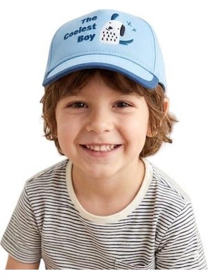 Kitti %100 Pamuk Erkek Çocuk Yazlık Şapka (1-3 Yaş) 25150-03
