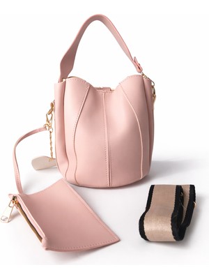 Moon Çanta Nox Omuz Çantası Pembe