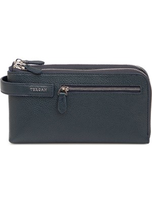 Tergan Lacivert Hakiki Deri Erkek Portföy Çantası - S1PC00021564-X86