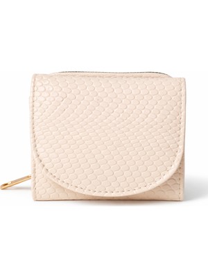 Ecrou Ay Kasa Minik El Çantası Krem